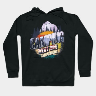 Camping West Rim Campground Vintage USA Best gift for campers Adventure gear Hoodie